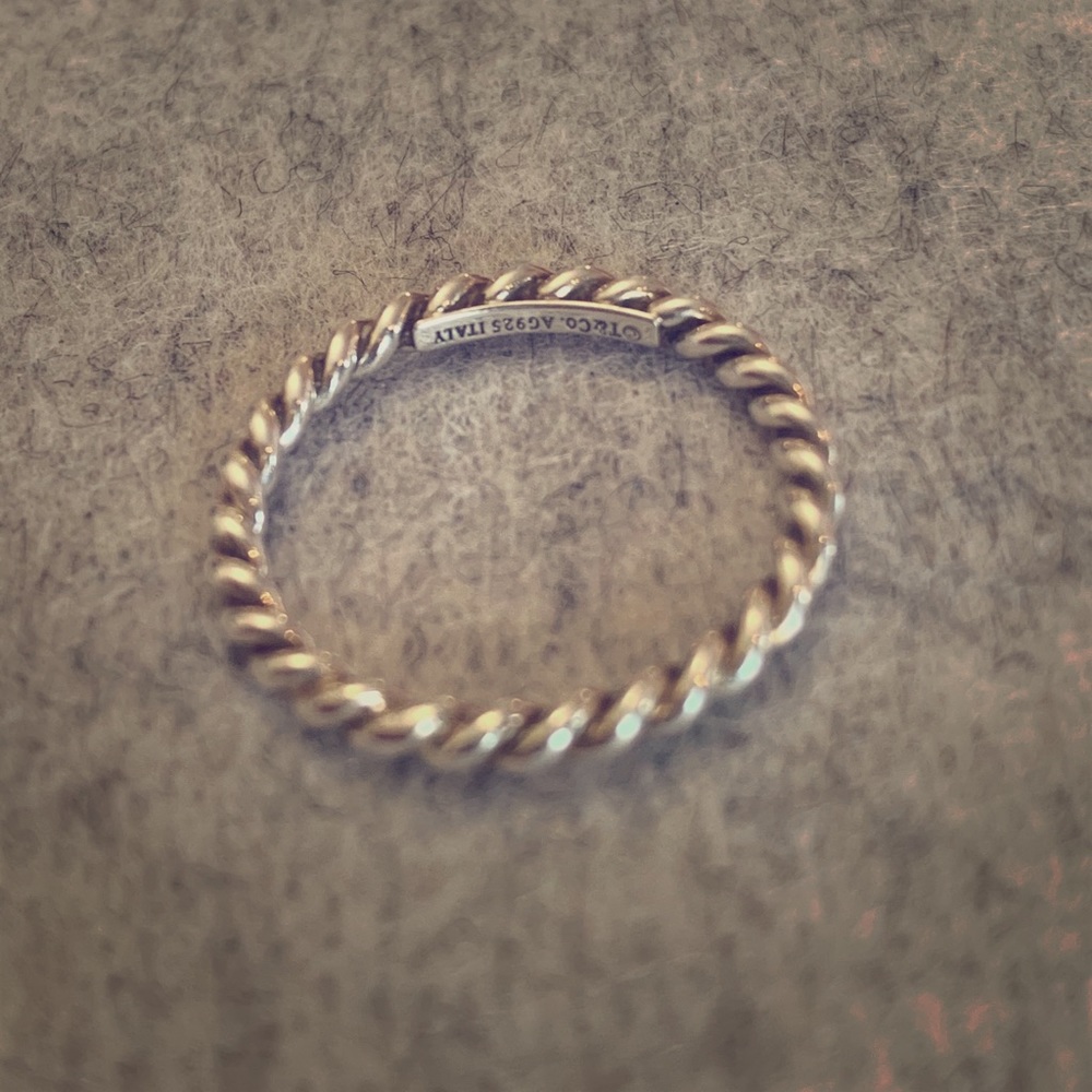 Tiffany and co ag925 sterling silver ring